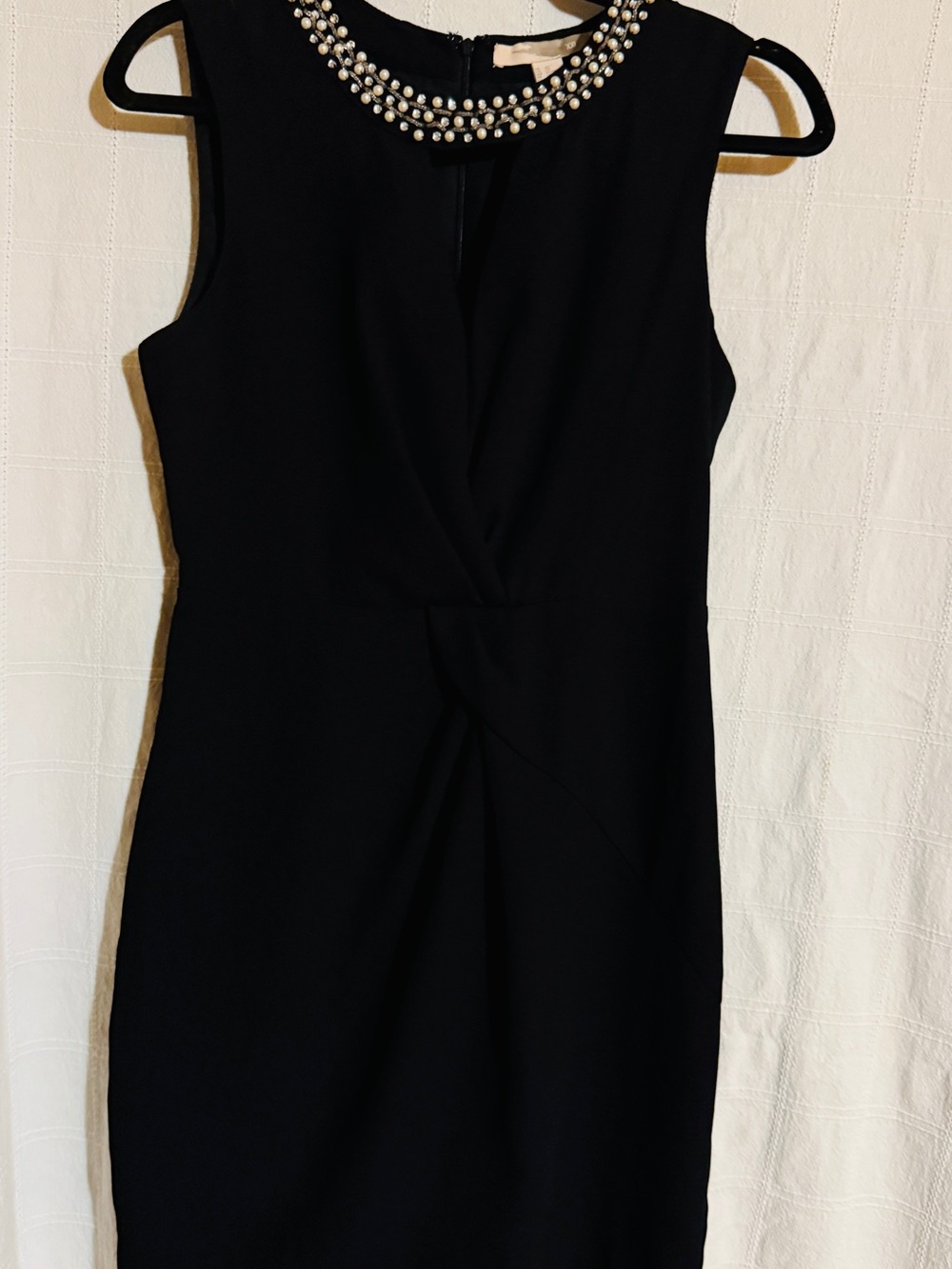 XOXO Black Sleeveless Jewel-Neck Mini Dress